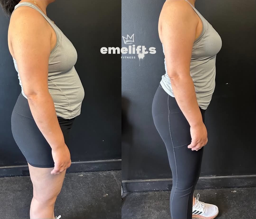 Before and after transformation